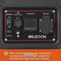 1000W Portable Inverter Generator 4-Stroke Petrol Air Cooled Camping Power