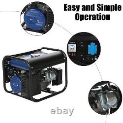 1100W Petrol Portable Camping Generator 4 Stroke 230v 3HP Recoil start