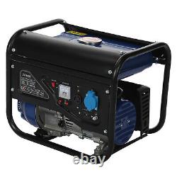 1100W Petrol Portable Camping Generator 4 Stroke 230v 3HP Recoil start