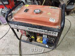 110 and 240v generator 3000w 3KW BGE petrol new carb runs beautifully