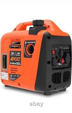 117AIVOLT 1200W Petrol Inverter Generator 4 Stroke Portable Silent Suitcase