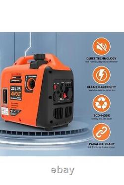 117AIVOLT 1200W Petrol Inverter Generator 4 Stroke Portable Silent Suitcase
