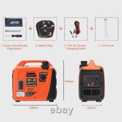 1200W Petrol Inverter Generator 4 Stroke Portable Silent Suitcase Generator for