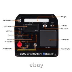 1800W 2000W Petrol Generator 4 Stroke Engine Portable For RV Camping Bluetooth