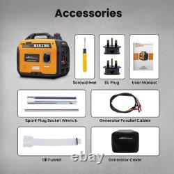 1800W Petrol Inverter Generator Portable For Camping Outdoor Party Garden