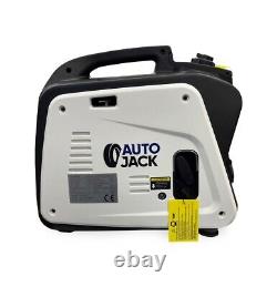 1800W Petrol Inverter Generator Quiet Camping Suitcase Power Supply 12V Autojack