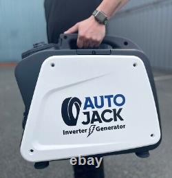1800W Petrol Inverter Generator Quiet Camping Suitcase Power Supply 12V Autojack