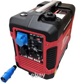 2000W Petrol Inverter Generator Silent Portable 4 Stroke Engine Camping 1700W