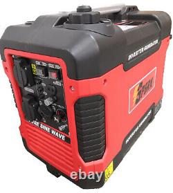 2000W Petrol Inverter Generator Silent Portable 4 Stroke Engine Camping 1700W