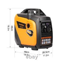 2000W Portable Inverter Generator Petrol Explorer Camping RV Travel Jobsites