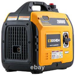 2000W Silent Portable Suitcase Inverter Petrol Generator 4 Stroke Camping 2KW