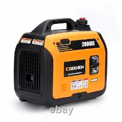 2000W Silent Portable Suitcase Inverter Petrol Generator 4 Stroke Camping 2KW