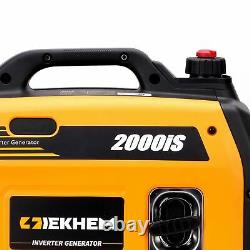 2000W Silent Portable Suitcase Inverter Petrol Generator 4 Stroke Camping 2KW