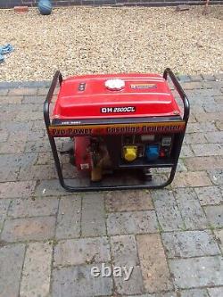 2.2kw Petrol Generator brand new. Reasonable size, quite noisy