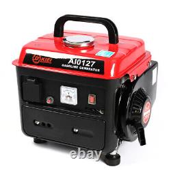 2 Stroke Portable Petrol Generator 2.0HP Camping Power Engine Recoil Start 650W