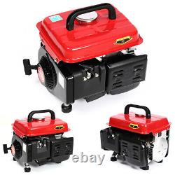2 Stroke Portable Petrol Generator 2.0HP Camping Power Engine Recoil Start 650W