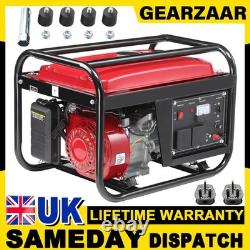 3200W 6.5HP Petrol Generator Inverter Dual Fuel Fuel-efficient 230V 15A 12V DC