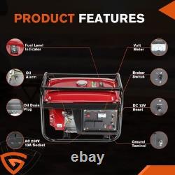 3200W Petrol Generator 6.5HP Engine Fuel-efficient Home Backup Power