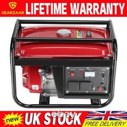 3200W Petrol Generator 6.5HP OHV Engine Portable For Camping RV Home