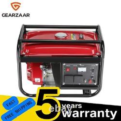 3200W Petrol Generator 6.5HP OHV Engine Portable For Camping RV Home