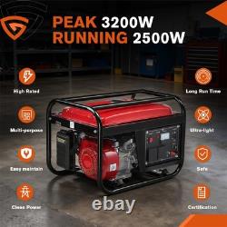 3200W Petrol Generator Inverter 6.5HP 4-Stroke OHV Engine For Camping RV