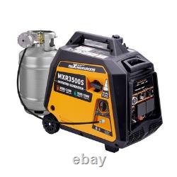3200W Petrol Inverter Generator Portable Camping 3.5kVA Genset Dual Fuel Gas/LPG