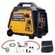 3500w 3.2kva Portable Silent Generator Inverter Petrol / Lpg Remote Start For Rv
