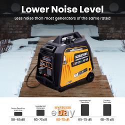 3500W 3.2KVA Portable Silent Generator Inverter Petrol / LPG Remote Start for RV