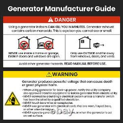 3500W Portable Inverter Generator Petrol Powered For Camping Quiet Power UK Plug