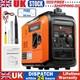 3500w Portable Inverter Generator Petrol Silent Pure Sine Wave Generator 215cc