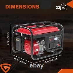 3.2KW Petrol Generator 6.5HP Engine Fuel-efficient Portable For Camping RV Home