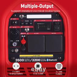 3.5KW Quiet Inverter Generator with Digital Display ECO Petrol App-Monitoring