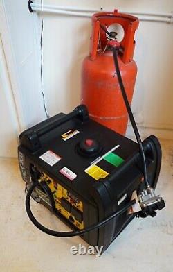 3kW Champion Dual Fuel Inverter Generator Electric Start, Free Bottle of Propane