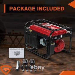 4000w 6.5hp Inverter Generator Petrol Digital Display Dual Fuel Rv Home 196cc Uk