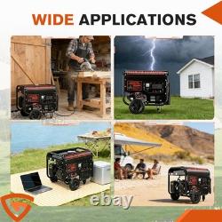 5000W 7HP Petrol Generator & Wheels Handrail Electric Start 274CC Portable NEW 5000W 7HP Petrol Generator & Wheels Handrail Electric Start 274CC Portable NEW