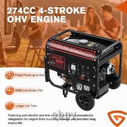 5000W Portable Petrol Generator 4-Stroke for Camping, RV Travel, Home, Jobsites