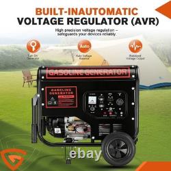 5000W Portable Petrol Generator 4-Stroke for Camping, RV Travel, Home, Jobsites