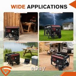 5000W Portable Petrol Generator 4-Stroke for Camping, RV Travel, Home, Jobsites