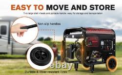 5000W Portable Petrol Generator 4-Stroke for Camping, RV Travel, Home, Jobsites