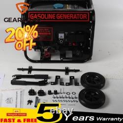 5000w Portable Petrol Generator With Wheels Handrail Electric Start 274cc 7hp