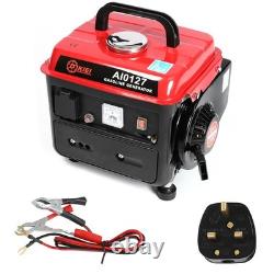 550W Petrol Generator 2-Stroke Portable Gasoline Power 230V Home Camping Backup