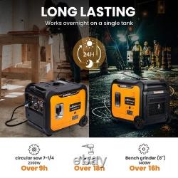 5KW 5.5KVA Petrol Inverter Generator Silent Portable E-Start for Camping outdoor