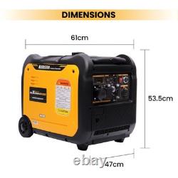 5KW 5.5KVA Petrol Inverter Generator Silent Portable E-Start for Camping outdoor