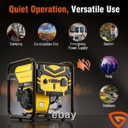 6000W 4-Stroke Petrol Inverter Generator 230V Pure Sine Wave Camping Power