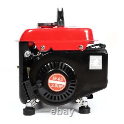 600W Petrol Generator Portable Suitcase Inverter 2Stroke 2HP Quiet Camping Power