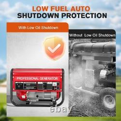 6500w 274cc 4-stroke 7.5hp Ohv Petrol Engine Generator Portable 15l Camping New