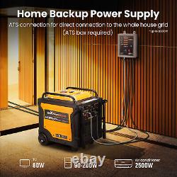 7500W 8000W Portable Inverter Generator Petrol E-start + ATS Interface +ECO Mode