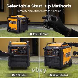 7500W 8000W Portable Inverter Generator Petrol E-start + ATS Interface +ECO Mode