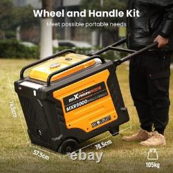 8000W Portable Inverter Generator Petrol E-start + ATS Interface For Camping RV