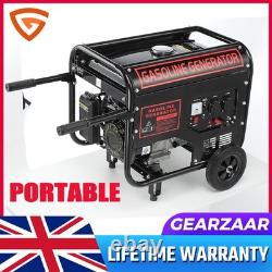 8HP 4000W 215CC Petrol Generator Recoil Start With Wheels Handrail 220V 60Hz NEW